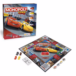Hasbro Cars 3 - Monopoly Junior, unisexe, Carton, Multicolore, Disney - CARS 3, 01-01-2017, Irlande
