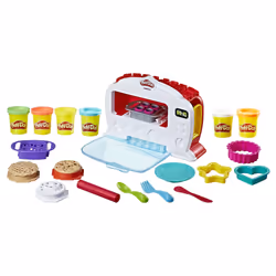 Play-Doh Kitchen Creations Le Four Magique, Kit de loisirs créatifs pour enfants, 3 an(s), Batteries requises, Plastique, Arg ...
