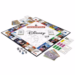 Hasbro Disney - Monopoly, unisexe, Plastique, Carton, Multicolore, 01-01-2017, 400 mm, 41 mm