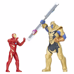 Hasbro Avengers Infinity War - Thanos Vs Iron Man Battle Set, 4 an(s), The Marvel Avengers, Multicolore