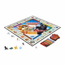 Monopoly Junior Electronique - Jeu De Societe Pour Enfants - Jeu De Plateau