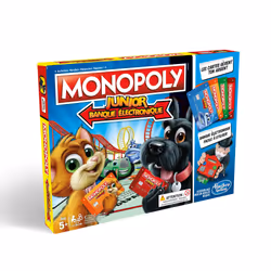 Monopoly Junior Electronique - Jeu De Societe Pour Enfants - Jeu De Plateau