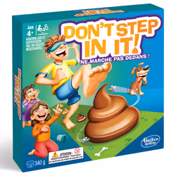 Hasbro Don'T Step In It, Ne Marche Pas Dedans - Jeu De Societe Fun