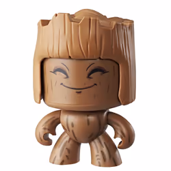Hasbro Mighty Muggs - Marvel Groot, 6 an(s), Marvel Heroes, Marron
