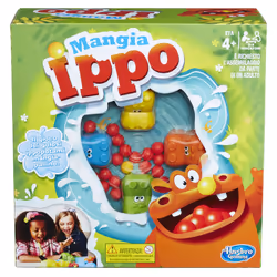 Hasbro Gaming Elefun &amp; Friends Hungry Hungry Hippos, Jeu de société, Fête, 4 an(s), Jeu familial