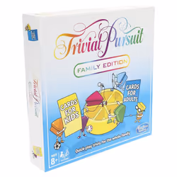 Hasbro Trivial Pursuit Family Edition, Jeu de société, Trivia, 8 an(s), Édition familial, Jeu familial