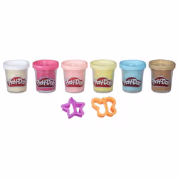 Play-Doh B3423EU6, 3 an(s), 6 unique confetti-themed