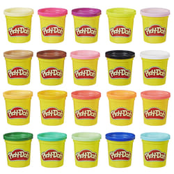 Play-Doh 20 Pots De Pate A Modeler - Super Couleurs - 84 G Chacun