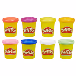 Play-Doh – 8 Pots De Pate A Modeler - Couleurs Arce-En-Ciel - 56 G Chacun