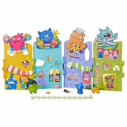 Hasbro Uglyville Unfolded Main Street Playset and Portable Tote, 4 an(s), Multicolore