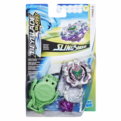 Beyblade Burst - Starter Pack Slingshock - Typhon T4- Toupie Et Lanceur