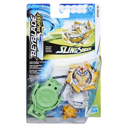 Beyblade Burst - Starter Pack Slingshock - Sphinx S4 - Toupie Et Lanceur