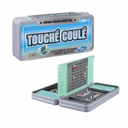 Hasbro Touché-Coulé - Bataille Navale - Jeu De Societe Road Trip - Jeu De Voyage