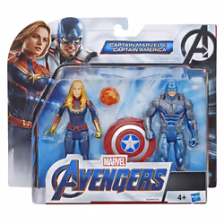 Hasbro Avengers 6In Team Pack Cap And Captain Marvel