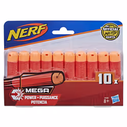 Nerf - Pack De 10 Flechettes Mega Officielles