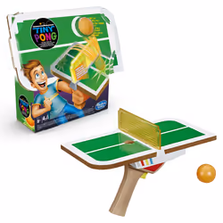 Hasbro Tiny Pong - Jeu De Societe Ping-Pong - Jeu Électronique De Tennis De Table