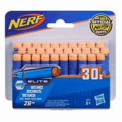 Nerf - Pack De 30 Flechettes Elite Officielles, 8 an(s)