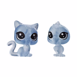 Hasbro Littlest Pet Shop – Boite Mystère De 2 Micro Figurines Meilleurs Amis - Collection Givrée