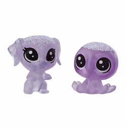 Hasbro Littlest Pet Shop – Boite Mystère De 2 Micro Figurines Meilleurs Amis - Collection Givrée