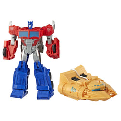 Hasbro Jouets Transformers Cyberverse Spark Armor, Figurine Optimus Prime Ark Power, Taille De 30 Cm, Se Combine Au Véhicule Ark Power Pour Gagner En Surpuissance, Pour Enfants, À Partir De 6 Ans