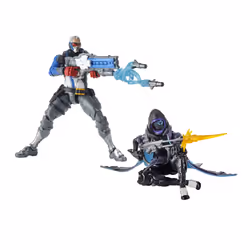 Hasbro Overwatch Ultimates Shrike Ana And Soldier 76, Figurine à collectionner, Film et série TV, 231 g