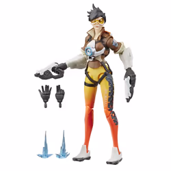 Hasbro Overwatch Ultimates Series - Figurine Articulée De Collection Tracer De 15 Cm Avec Accessoires, Personnages De Jeu Vid ...