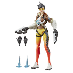 Hasbro Overwatch Ultimates Series - Figurine Articulée De Collection Tracer De 15 Cm Avec Accessoires, Personnages De Jeu Vidéo De Blizzard