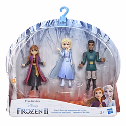 Hasbro Disney La Reine Des Neiges 2 - Coffret De Mini-Poupees Figurines Elsa, Anna Et Matttias