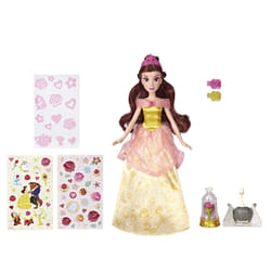 Hasbro Disney Princesses La Belle Et La Bête - Belle Robe Enchantée Et Paillettes - 30 Cm