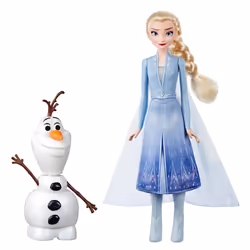 Hasbro Disney La Reine Des Neiges 2 - Poupee Princesse Disney Elsa Et Olaf Intéractifs, 3 an(s), Multicolore