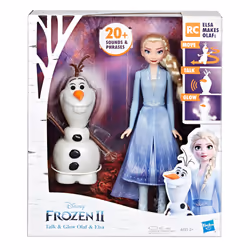 Hasbro Disney La Reine Des Neiges 2 - Poupee Princesse Disney Elsa Et Olaf Intéractifs