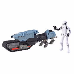 Hasbro Star Wars Galaxy of Adventures First Order Driver and Treadspeeder, Figurine à collectionner, Film et série TV
