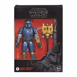 Hasbro Star Wars – Edition Collector – Figurine Black Series Heavy Infantry Mandalorian - 15 Cm
