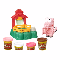 Play-Doh Animal Crew – Pate A Modeler – Les Cochons Farceurs, 3 an(s)