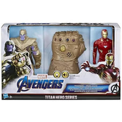 Avenger Gant Thanos avec Figurine Thanos et Iron Man Titan Hero Series