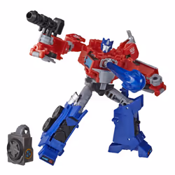 Hasbro Transformers Bumblebee Cyberverse Adventures - Robot Action Deluxe Optimus Prime - 12,5 Cm - Jouet Transformable 2 En 1