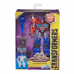 Hasbro Transformers Bumblebee Cyberverse Adventures - Robot Action Deluxe Optimus Prime - 12,5 Cm - Jouet Transformable 2 En 1