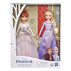 Hasbro Frozen 2 - Anna & Elsa, Poupée mannequin, Femelle, 3 an(s), Fille, Multicolore