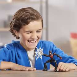 Marvel Spider-Man – Figurine Miles Morales Bend & Flex – 15 Cm