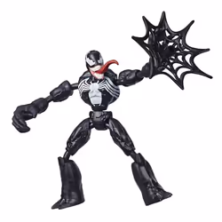 Marvel Spider-Man – Figurine Venom Bend & Flex – 15 Cm, 4 an(s), Noir