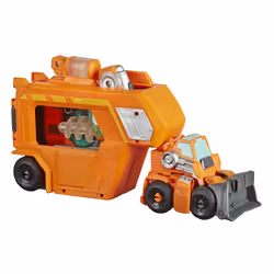 Hasbro Transformers Playskool Rescue Bots Academy - Robot Secouriste Wedge Et Remorque Électronique De 11 C - Jouet Transformable 2 En 1M