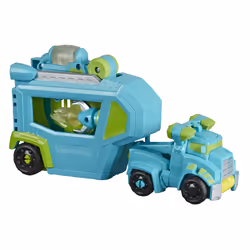 Hasbro Transformers Playskool Rescue Bots Academy - Robot Secouriste Hoist Et Remorque Électronique De 11 Cm - Jouet Transformable 2 En 1