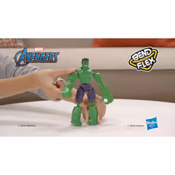 Hasbro Marvel Avengers – Figurine Hulk Bend & Flex – 15 Cm