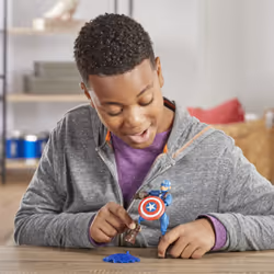 Marvel Avengers – Figurine Captain America Bend & Flex – 15 Cm - Vue supplémentaire 4