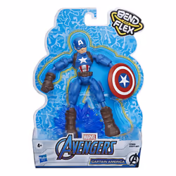 Marvel Avengers – Figurine Captain America Bend & Flex – 15 Cm - Vue supplémentaire 9
