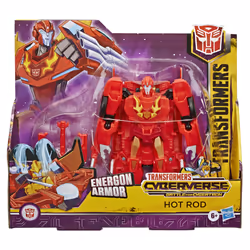 Hasbro Transformers Bumblebee Cyberverse Adventures - Robot Action Ultransformers Hot Rod 17Cm - Jouet Transformable 2 En 1