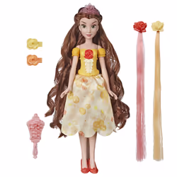 Hasbro Disney Princesses La Belle Et La Bête - Poupee Princesse Disney Belle À Coiffer - 30Cm, 3 an(s), Fille