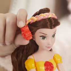 Hasbro Disney Princesses La Belle Et La Bête - Poupee Princesse Disney Belle À Coiffer - 30Cm - Vue supplémentaire 5