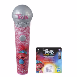 Hasbro Les Trolls 2 : Tournée Mondiale De Dreamworks - Micro De Poppy - Version Française