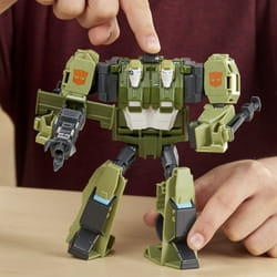 Hasbro Transformers Bumblebee Cyberverse Adventures - Robot Action Ultransformers Automatique Rack - Jouet Transformable 2 En 1
